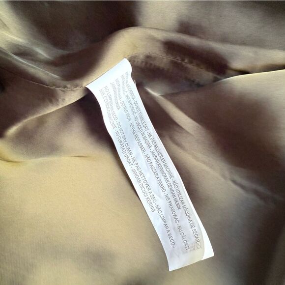 Zara Woman Silver Foiled Metallic Bomber Jacket Size S - Picture 13 of 16